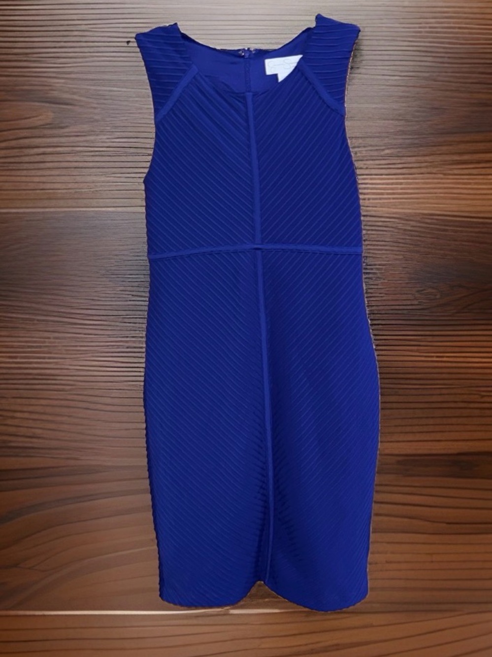 Jessica Simpson Maternity Sleeveless Sheath Dress - Royal Blue -S -EC